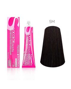 Крем-краска для волос Matrix Socolor Beauty-5M светлый шатен мокка, 90 мл