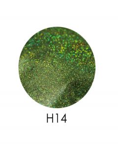 Голограмний глітер ADORE H14, 2,5 г (салатовий, голограма)