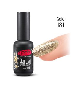 Гель-лак PNB «Star Way» 181 Gold 8 ml.