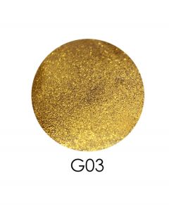 Дзеркальний глітер ADORE G03, 2,5 г (жовте золото)