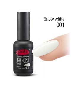 Гель-лак PNB 001 Snow White 8 ml.