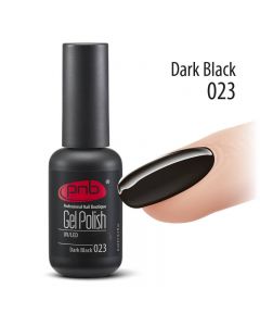 Гель-лак PNB 023 Dark Black 8ml.