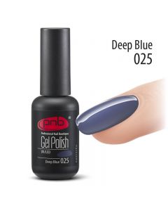 Гель-лак PNB 025 Deep Blue 8 ml.