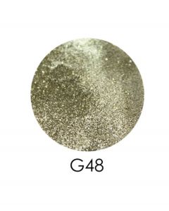 ADORE зеркальный глиттер G48, 2,5 г (белое золото)