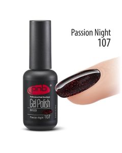 Гель-лак PNB 107 Passion Night 8 ml.