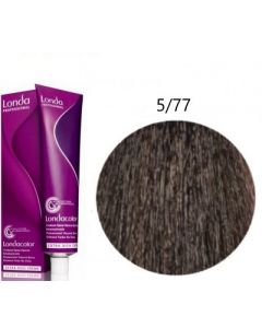 Стойкая крем-краска для волос Londa Professional 5/77 интенсивно-коричневый светлый шатен 60 мл