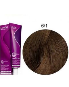 Стойкая крем-краска для волос Londa Professional 6/1 пепельный темный шатен 60 мл