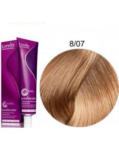 Стойкая крем-краска для волос Londa Professional 8/07 натуральный коричневый светлый блондин 60 мл