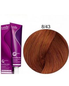 Стойкая крем-краска для волос Londa Professional 8/43 медно-золотистый медный блондин 60 мл