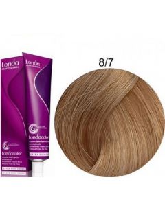 Стойкая крем-краска для волос Londa Professional 8/7 коричневый светлый блондин 60 мл