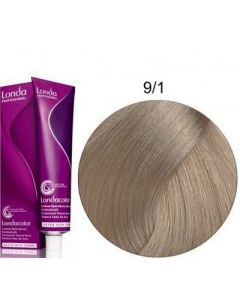Стойкая крем-краска для волос Londa Professional 9/1 пепельный очень светлый блондин 60 мл