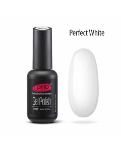 Гель-лак PNB Perfect White білий, 8 мл