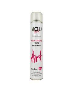 Лак для екстрасильної фіксації You look Professional Art Extra Strong Finish Hairspray, 500 мл