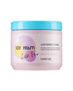 Маска для розгладження жорсткого та пухнастого волосся Inebrya Ice Cream Liss Perfect Mask, 500 мл