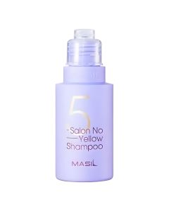 Шампунь тонуючий для освітленого волосся Masil 5 Salon No Yellow Shampoo, 50 мл