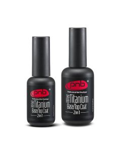 PNB UV/LED Titanium 2-in-1 Base/Top Coat  8 ml.